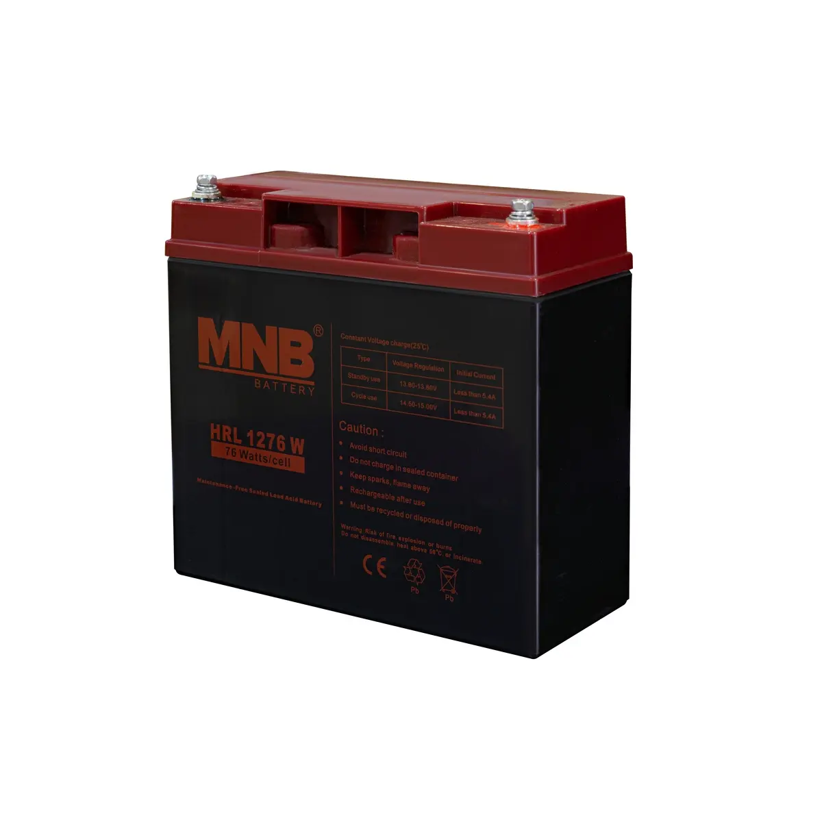 Аккумуляторная батарея MNB Battery HRL 1276 W